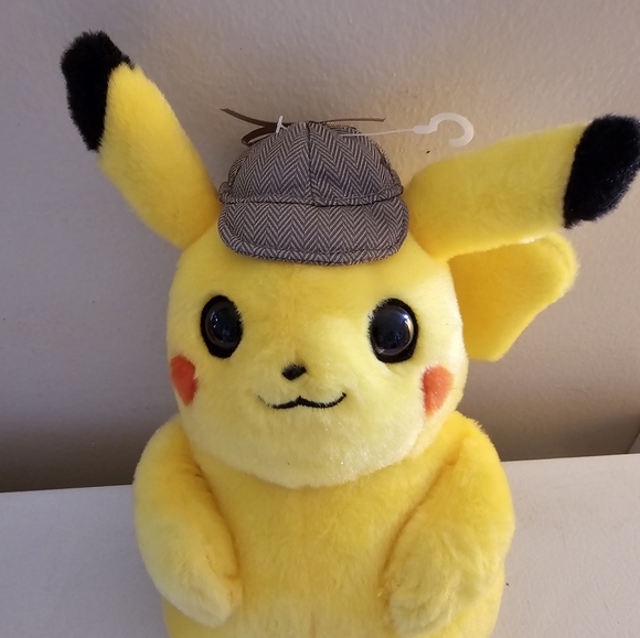 Pokemon Detective Pikachu Plush Toy - Picture 3 of 6